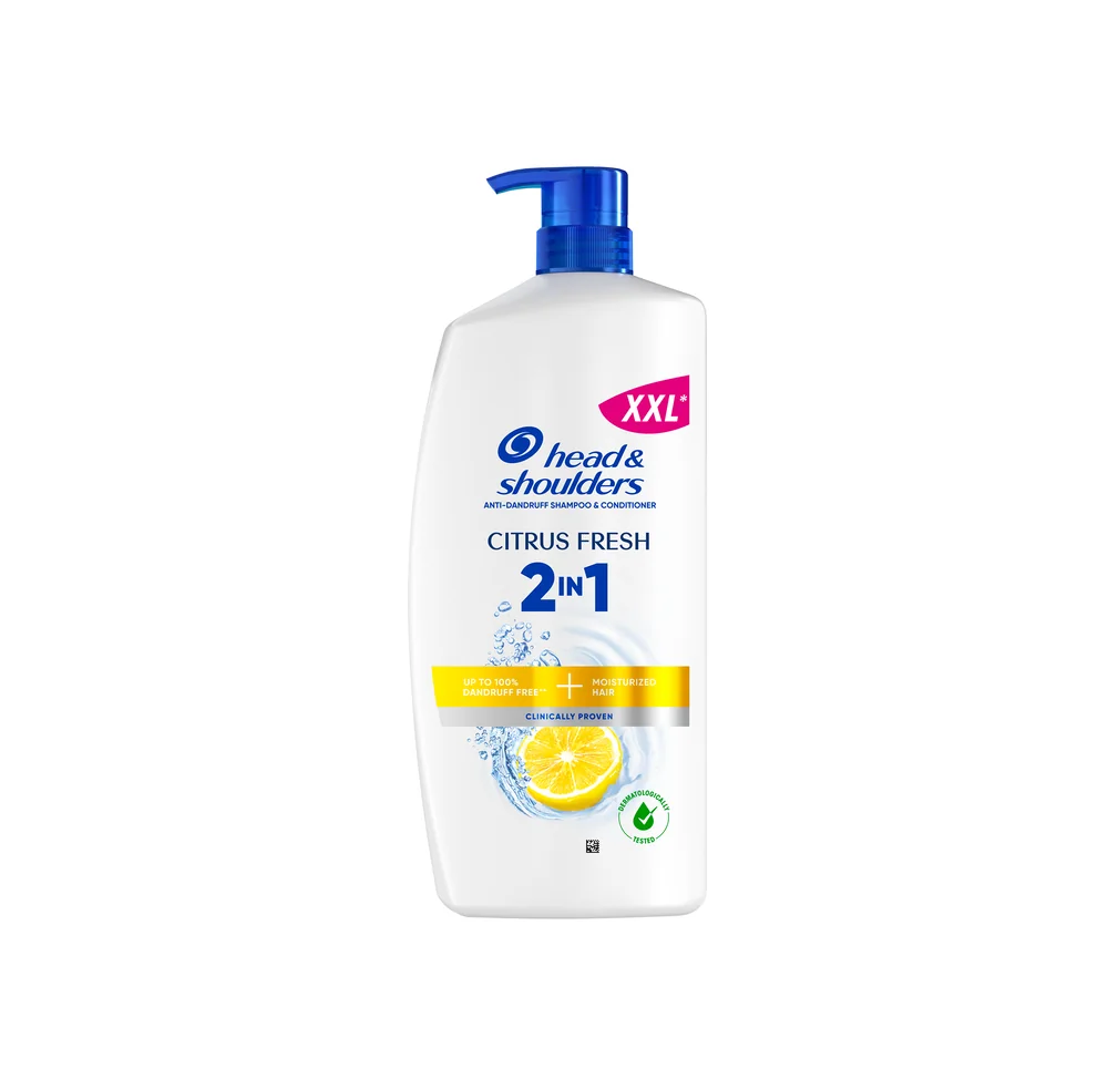 Head&Shoulders Citrus Fresh 2v1 šampón a kondicionér proti lupinám 800 ml