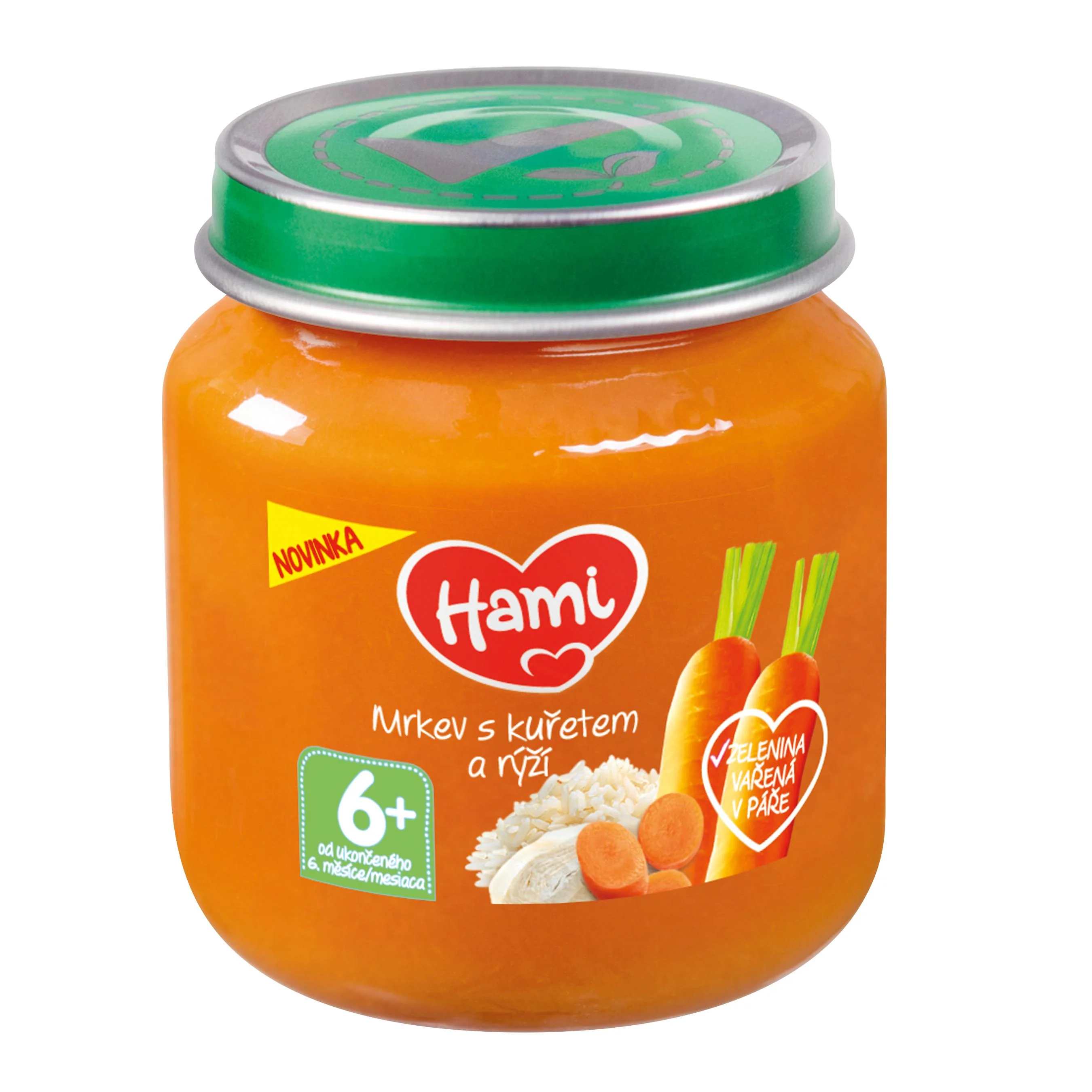 HAMI Príkrm Ryža s kuratom a mrkvou 125 g