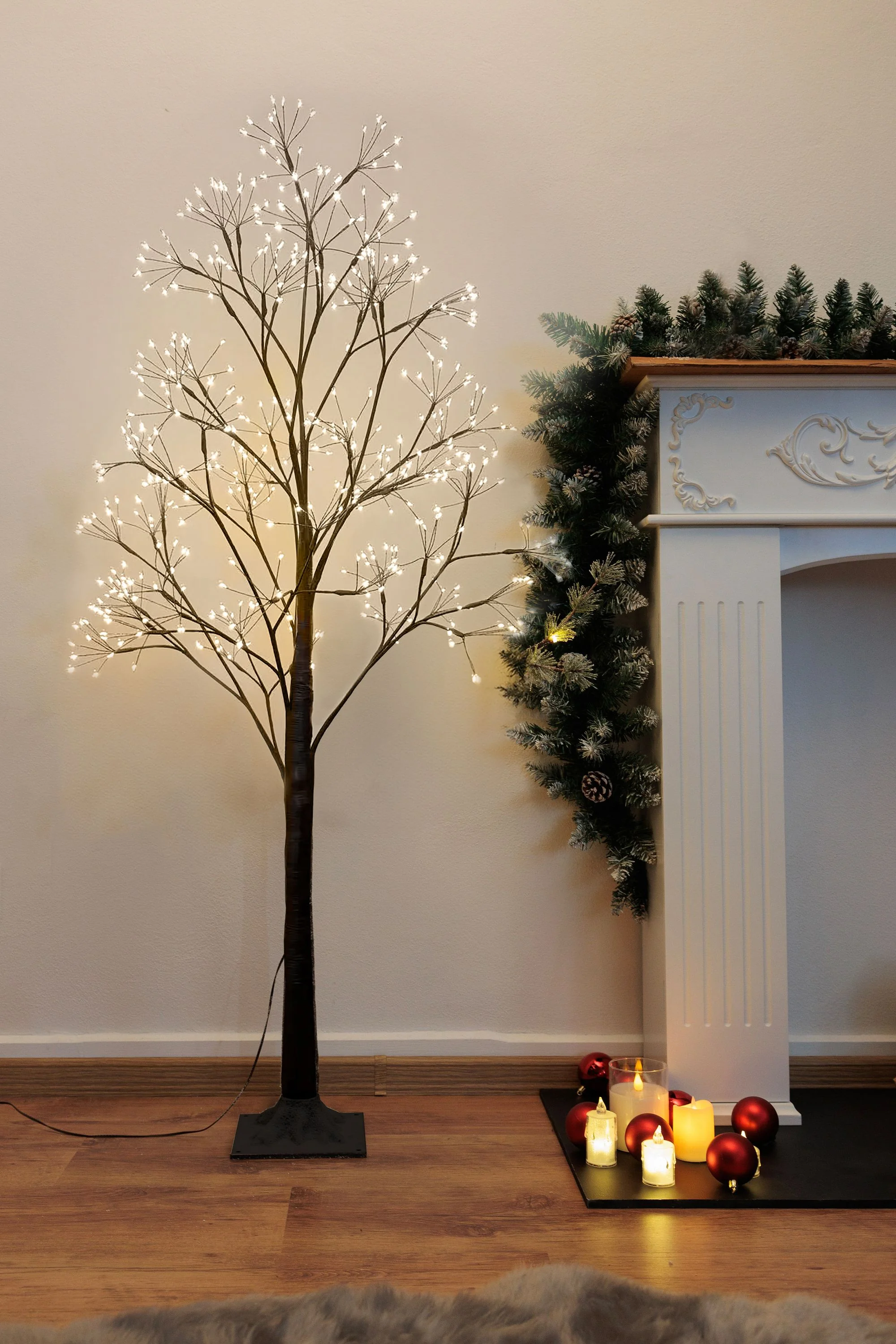 MagicHome vianočný LED stromček, 1 ks Plast, 504 LED teplá biela, 1,2 m