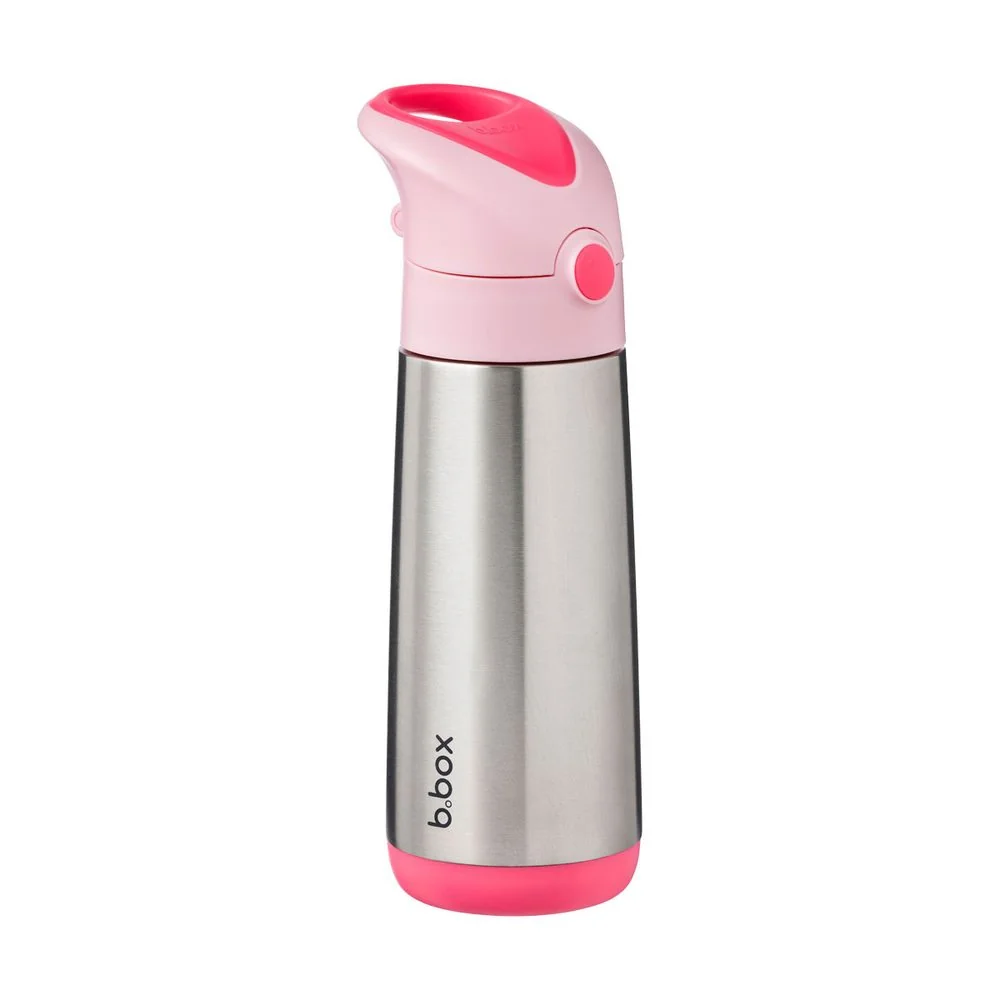 Termoska na pitie so slamkou 500 ml flamingo fizz