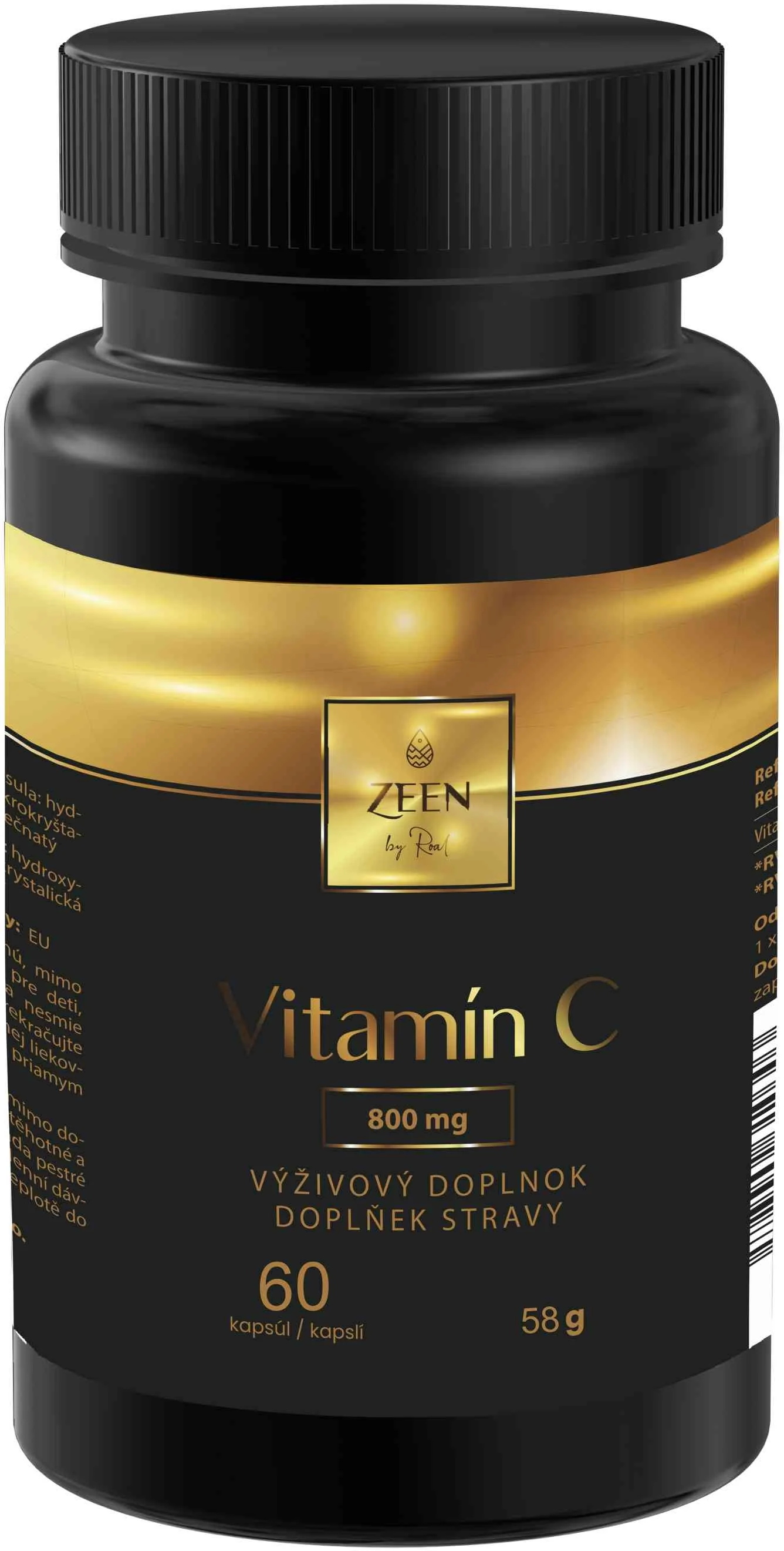ZEEN by Roal Vitamín C 800 mg 60 cps 1×60 cps, vitamín C