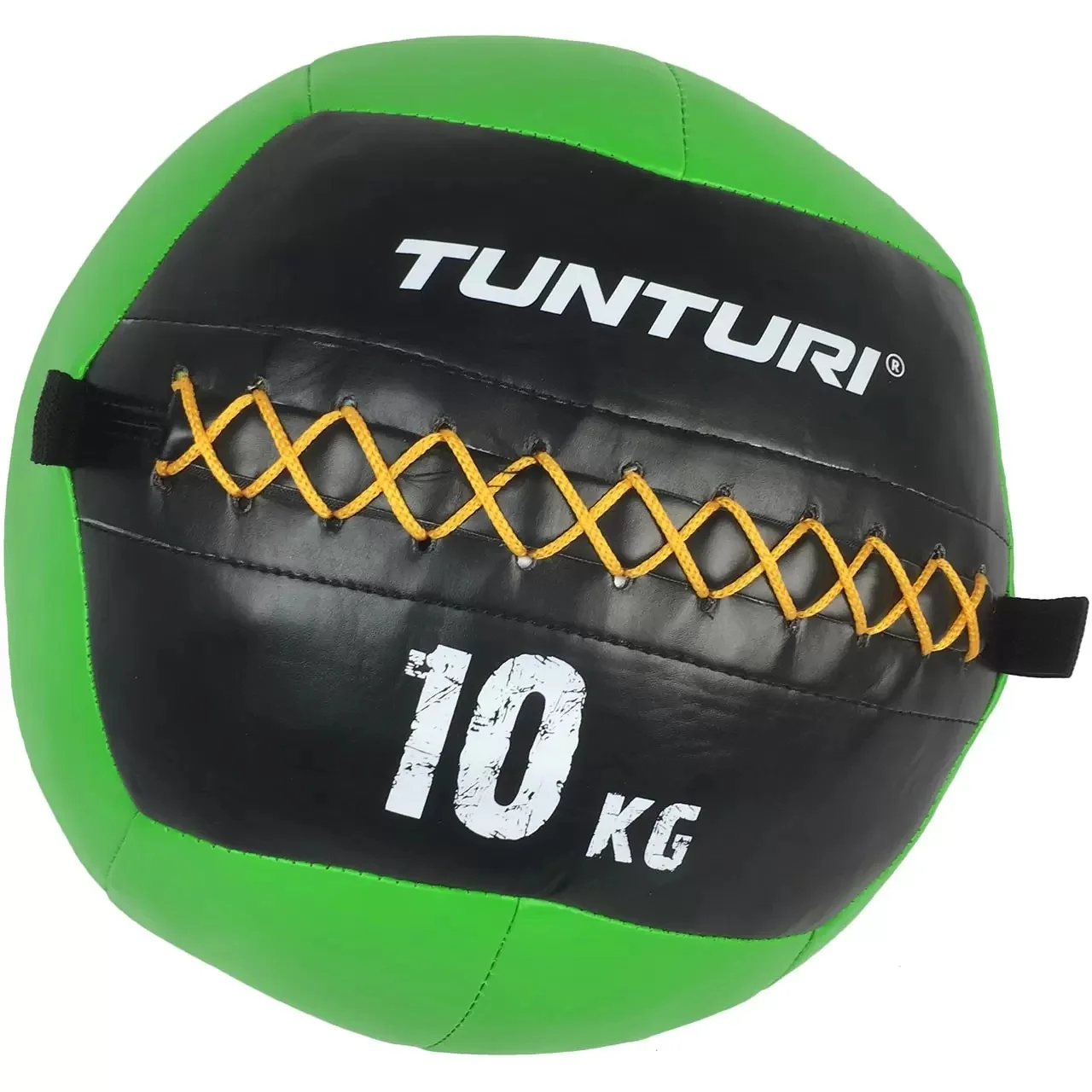 Lopta pre funkčný tréning Wall ball 10 kg zelený
