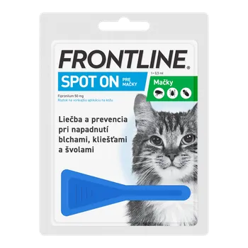 FRONTLINE spot-on pre mačky  1x0,67 ml, roztok pre mačky