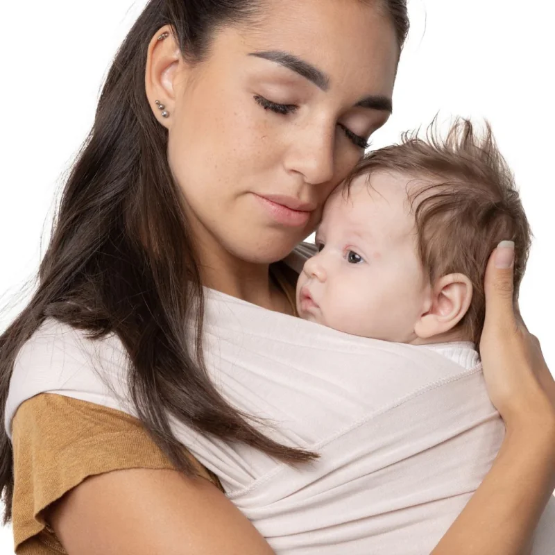 Boba Wrap šatka na nosenie detí bio béžová