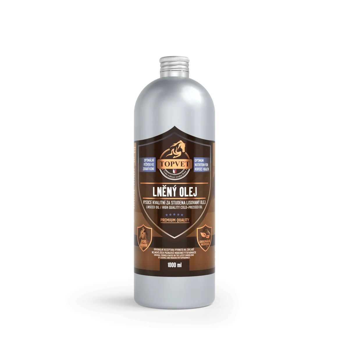 Ľanový olej pre kone- 1000 ml - Green idea