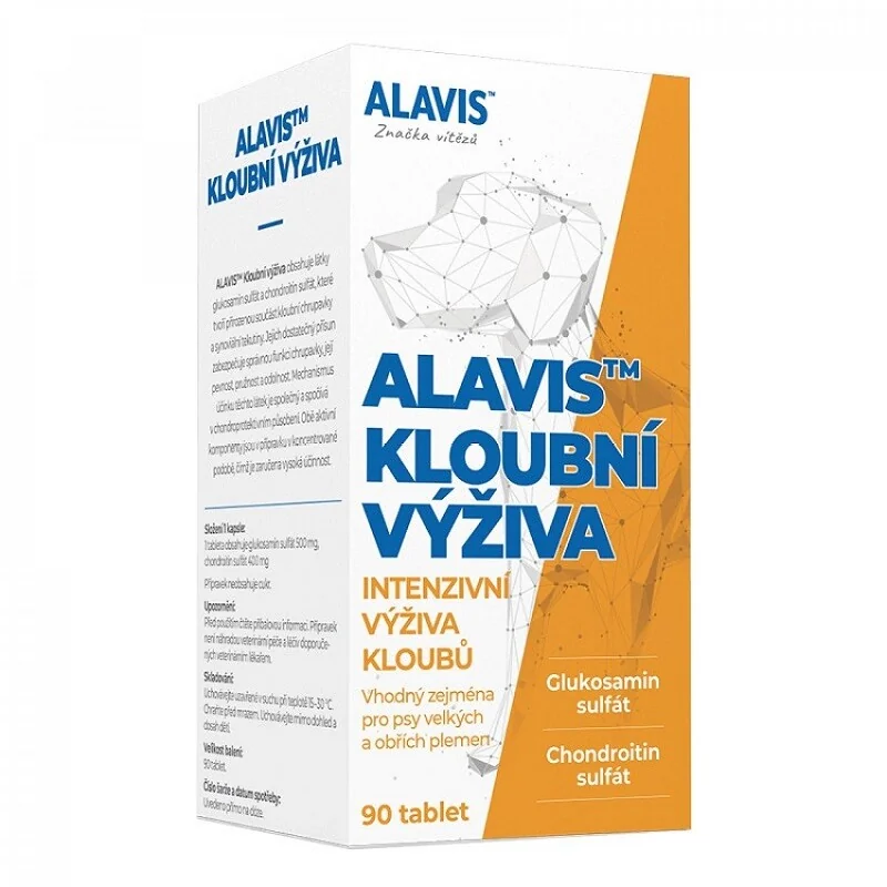 ALAVIS KĹBOVÁ VÝŽIVA 1×90 tbl, veterinárny prípravok