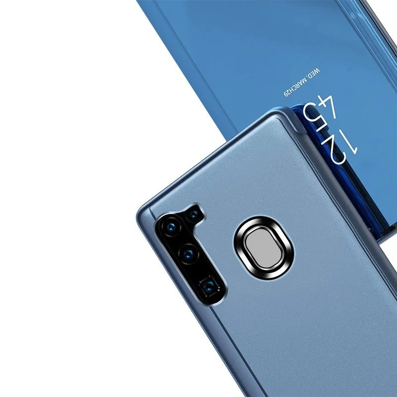 Puzdro Clear View pre Samsung Galaxy A21s - Čierna