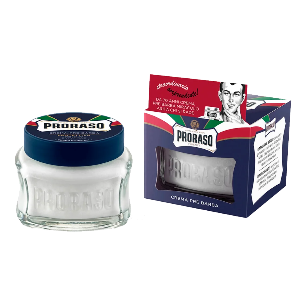 Krém pred holením Proraso Preshave Cream-Protect Aloe & Vitamin E 100 ml