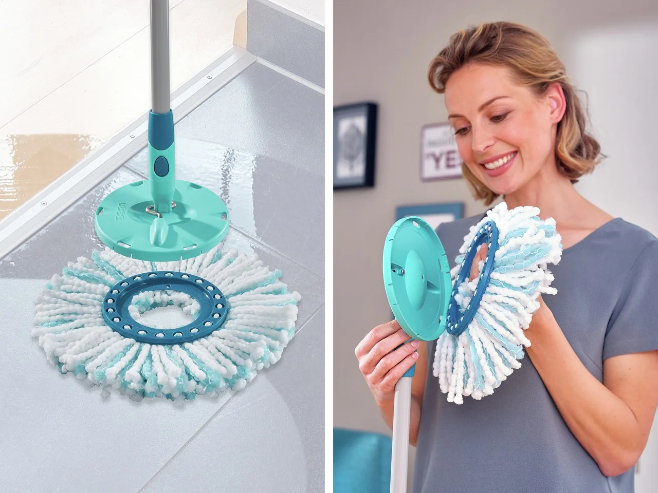 Leifheit Náhradná hlavica k TWIST DISC MOP micro duo 1×1 ks, náhradná hlavica