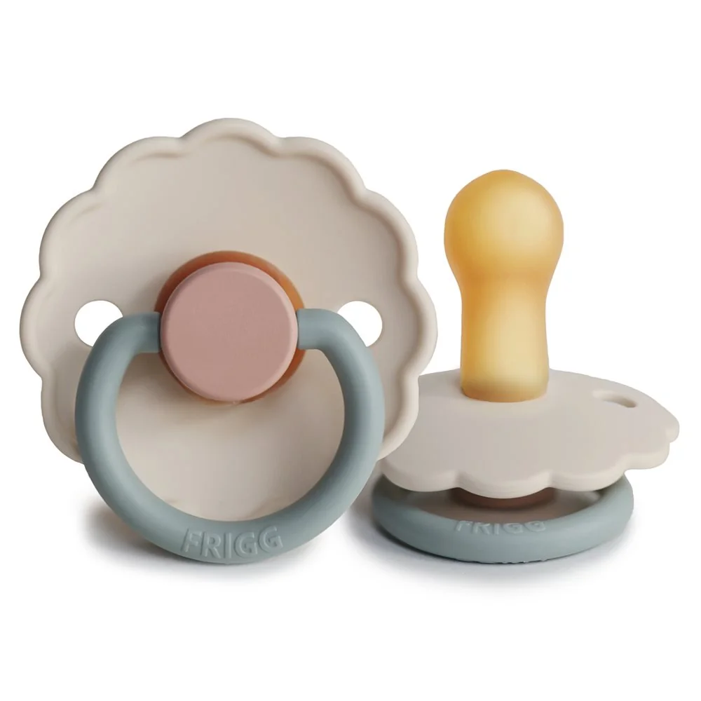 FRIGG Daisy kaučuk cumlík Cotton Candy, +6m 1×1 ks, cumlík