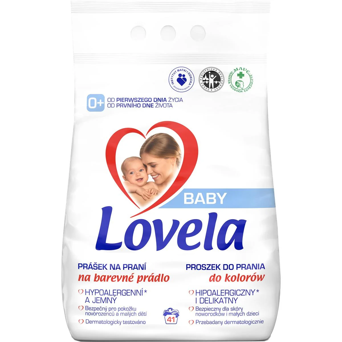 LOVELA Baby prací prostriedok na farebnú bielizeň 4,1kg / 41 praní 