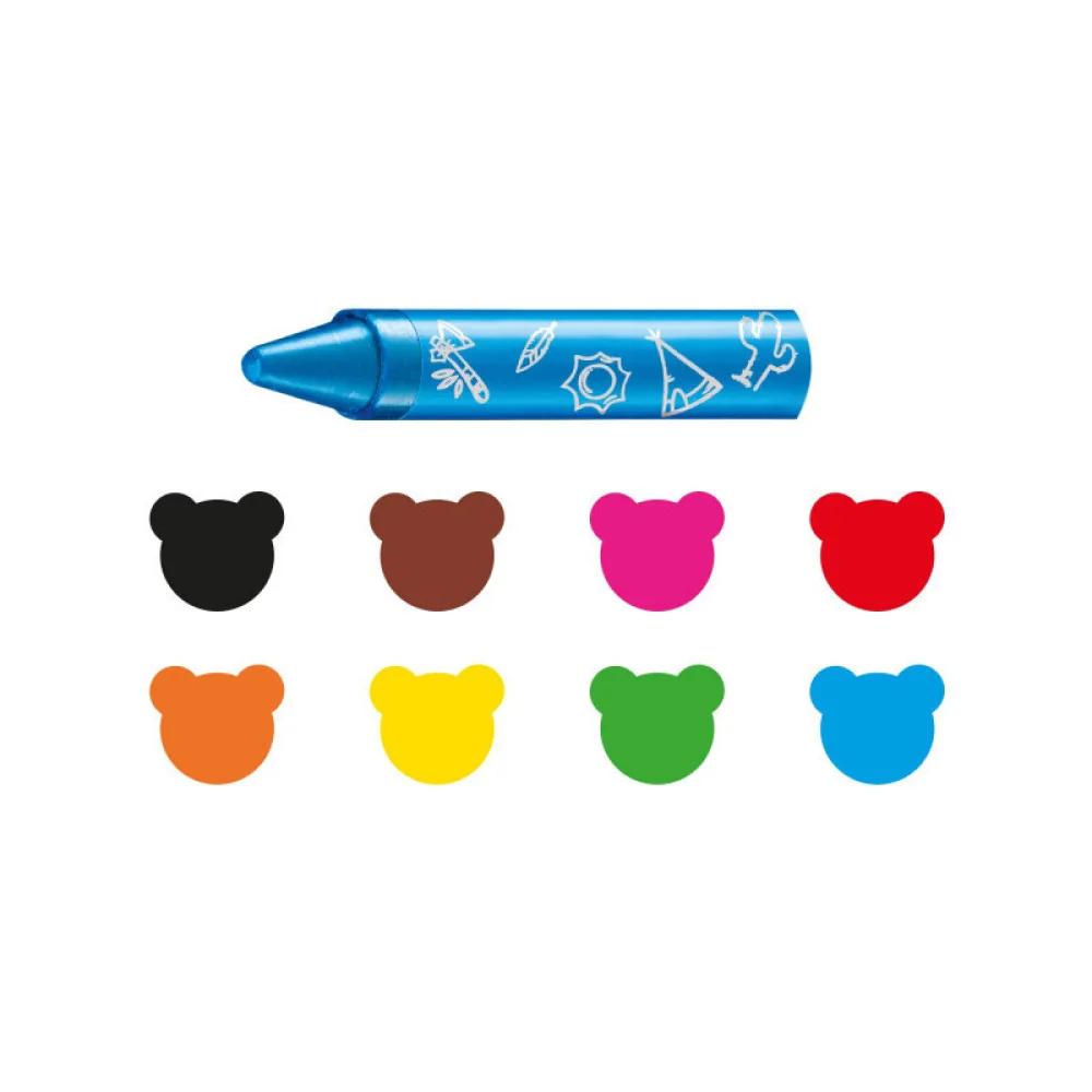 Voskovky BABY Wild extra hrubé 8 ks-CARIOCA