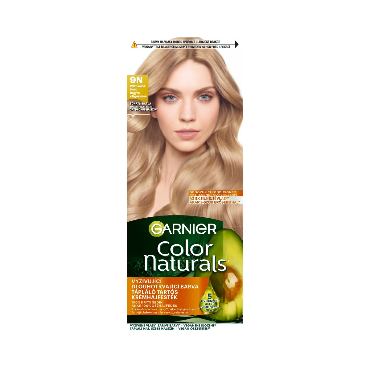 Garnier Color Naturals permanentná farba na vlasy 9N Veľmi svetlá blond 1×1 ks, farba na vlasy