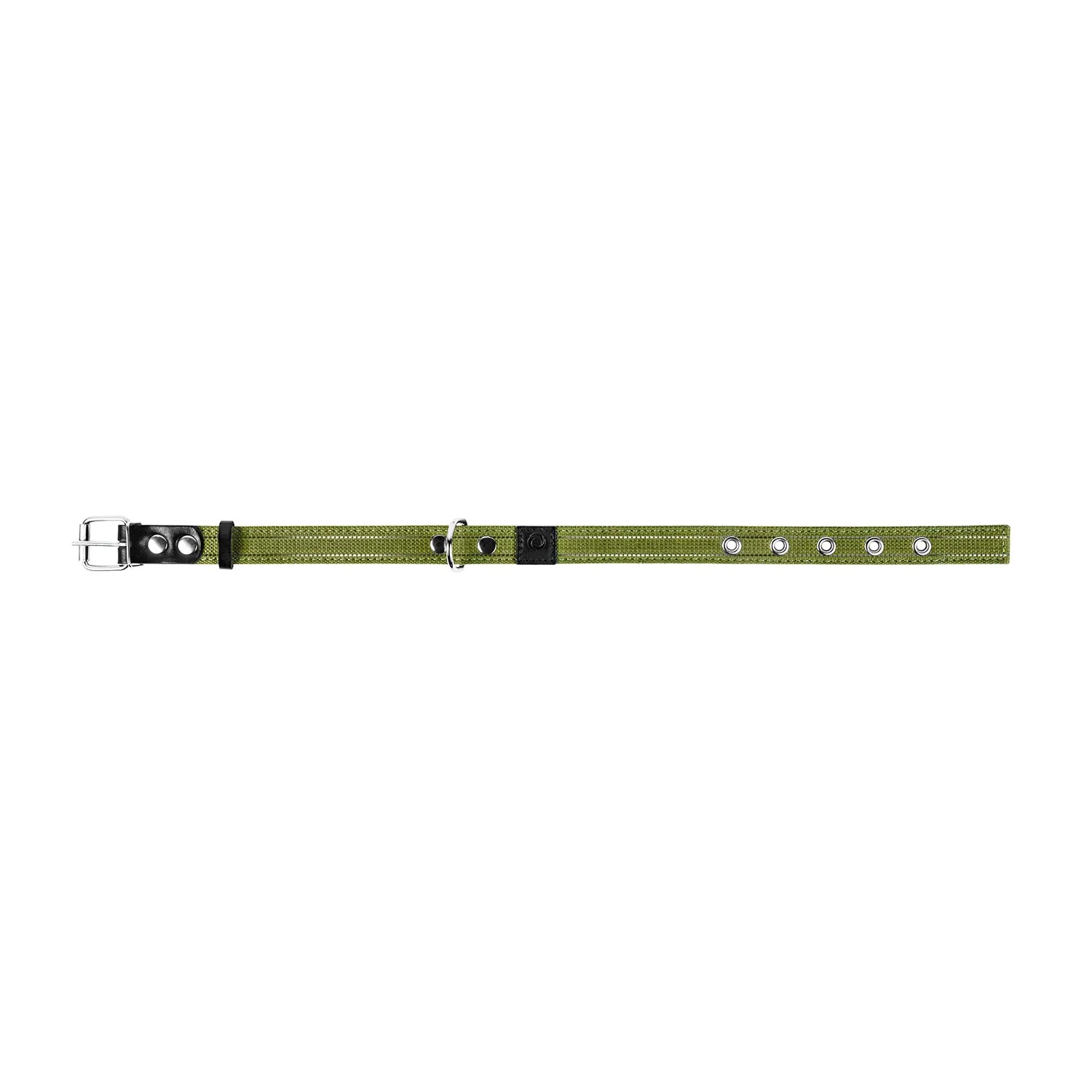 Bavlnený reflexný obojok dvojvrstvový, Obvod krku: dĺžka: 41-53 cm, širka: 25 mm