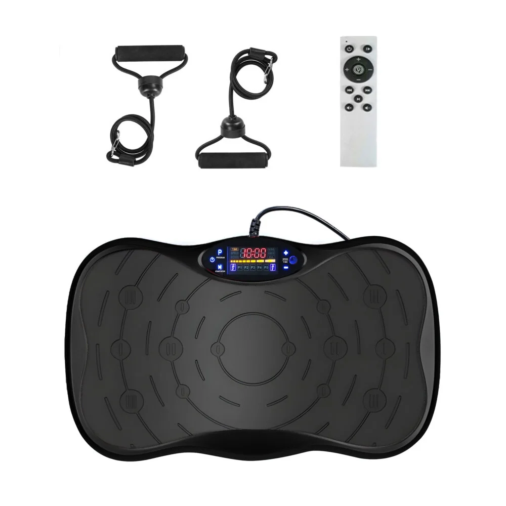 Livefy Vibro Fit vibračná plošina na cvičenie, čierna