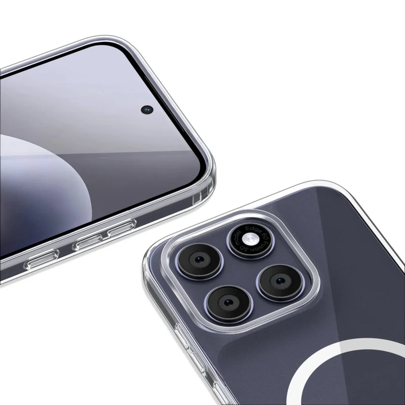 Tech-Protect FlexAir Hybrid MagSafe kryt na Motorola Moto G67 / G77, priesvitný