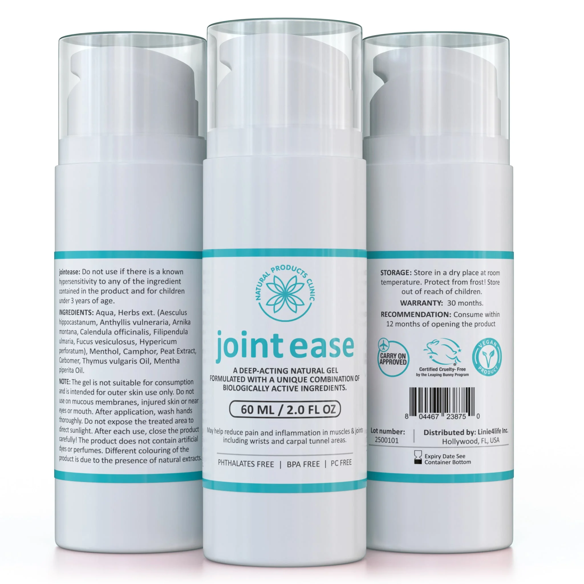 NPC Joint Ease Gél na svaly a kĺby 60 ml gél
