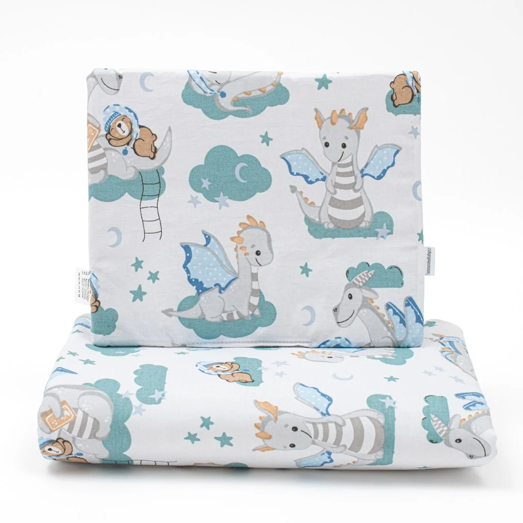 Obojstranný Set z Velvet a bavlny do kočíka New Baby Dráčik , 