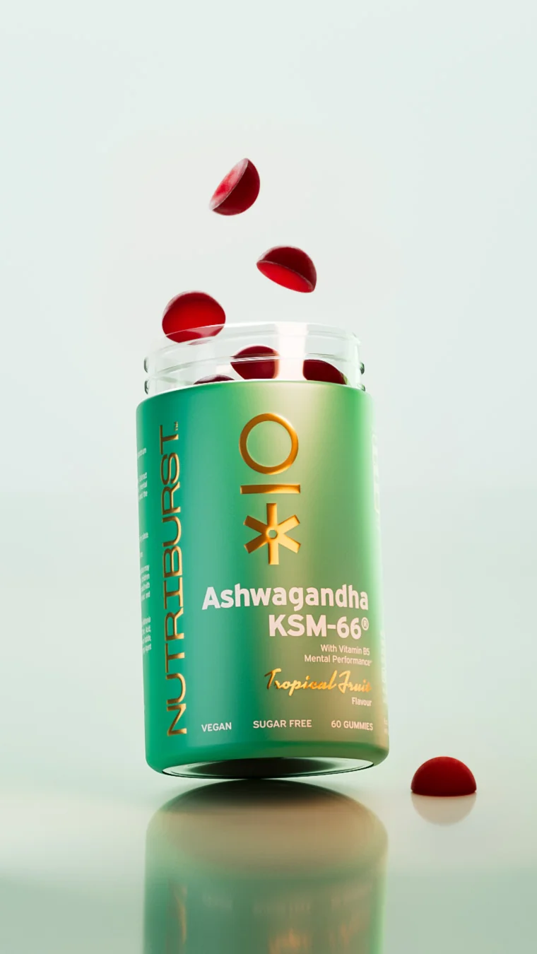 Nutriburst Premium Ashwagandha vegan gummies 60 ks