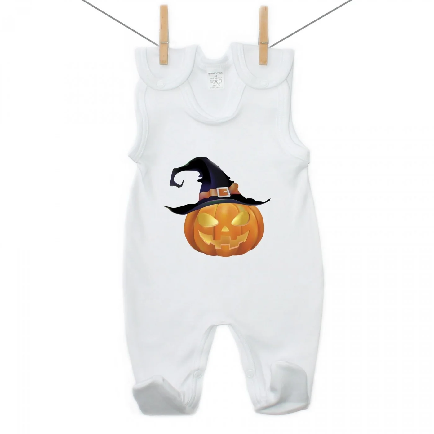 Boodyy Dupačky Halloween tekvica Veľkosť: 56