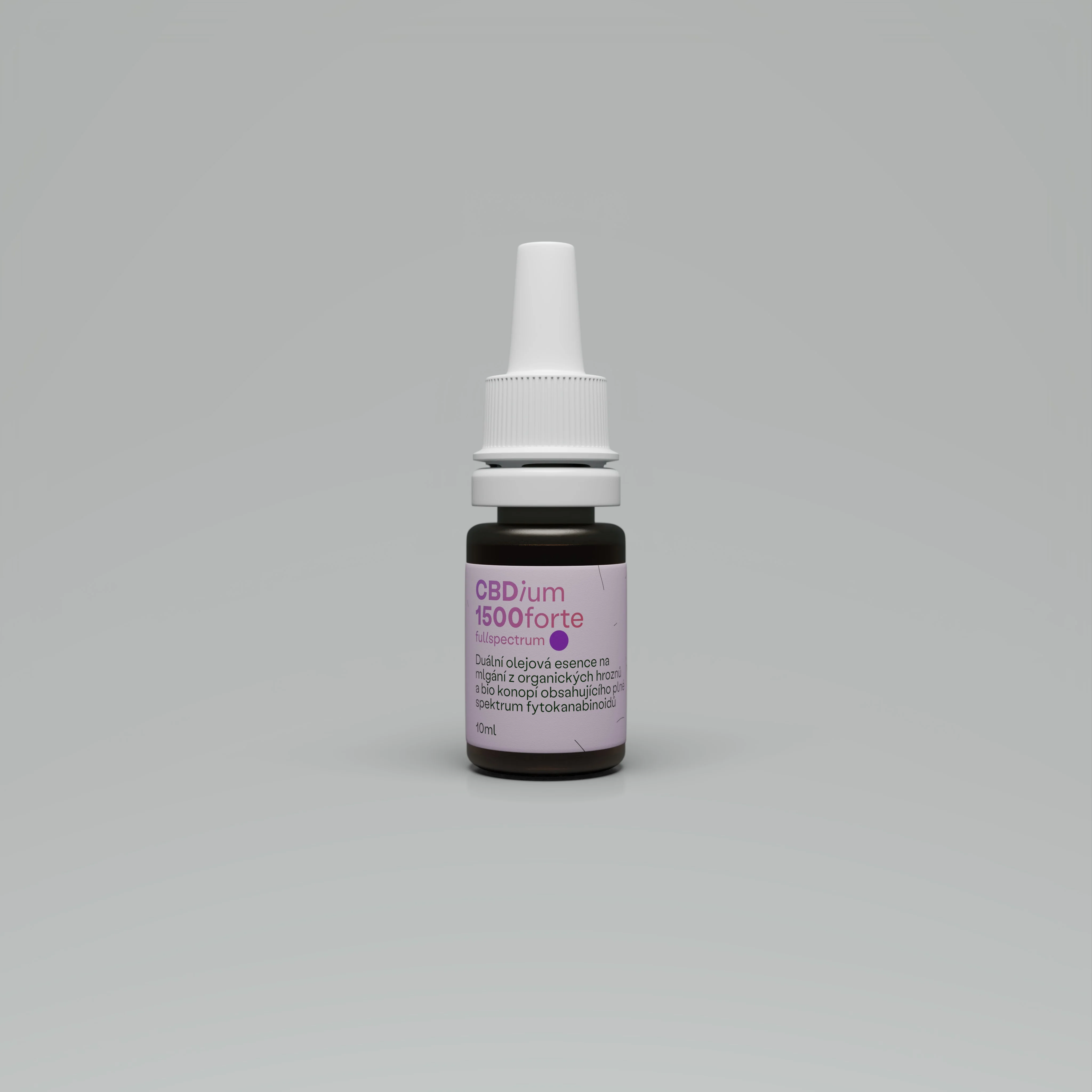 CBDium 1500 forte fullspectrum grape 10 ml