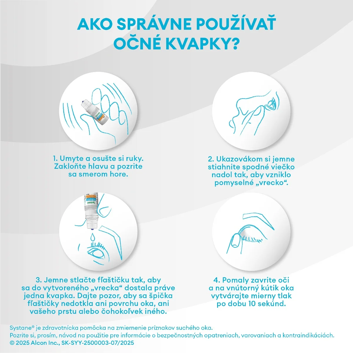 SYSTANE HYDRATION bez konzervačných látok 1×10 ml, zvlhčujúce očné kvapky