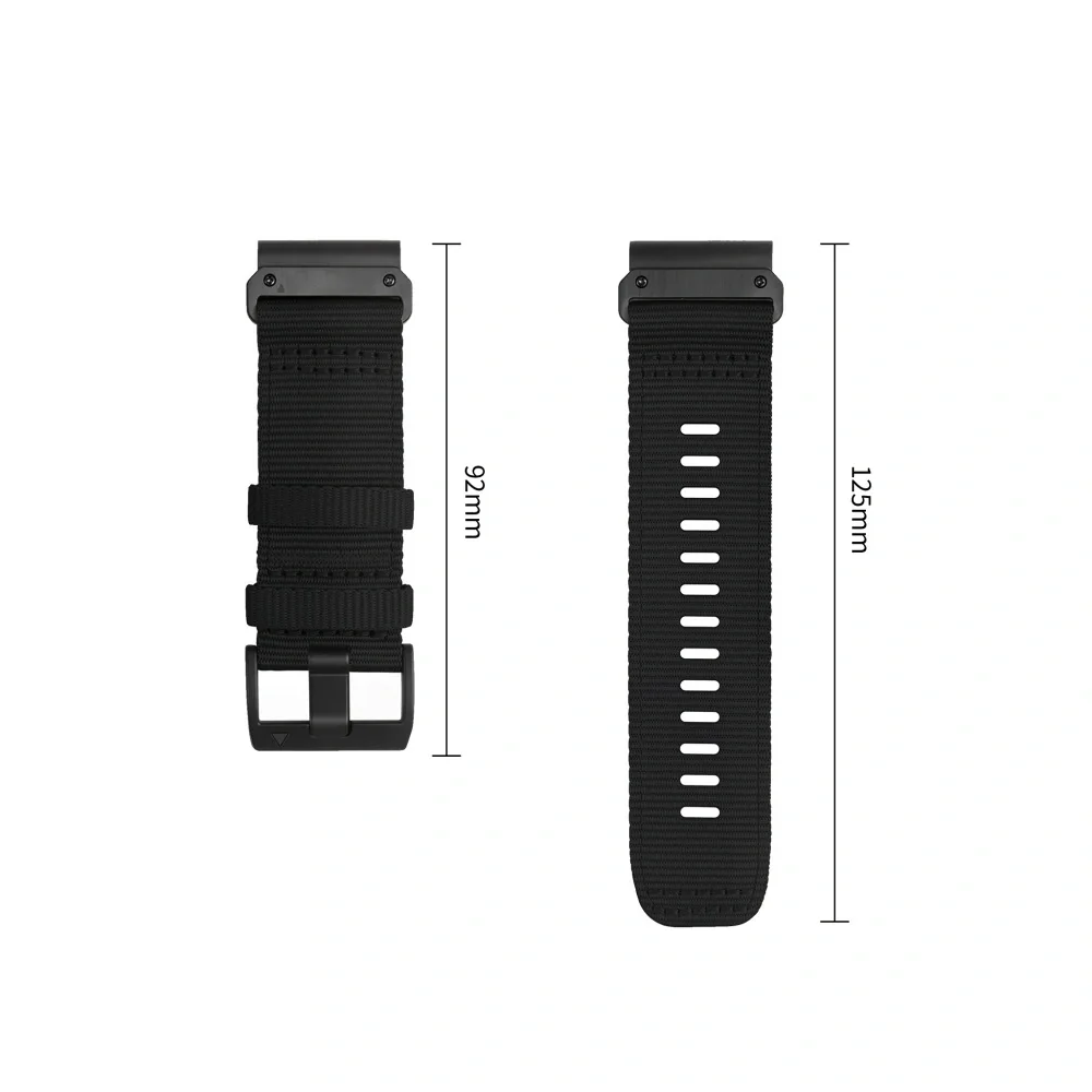 Tech-Protect Nylon Classic remienok QuickFit 22mm, black
