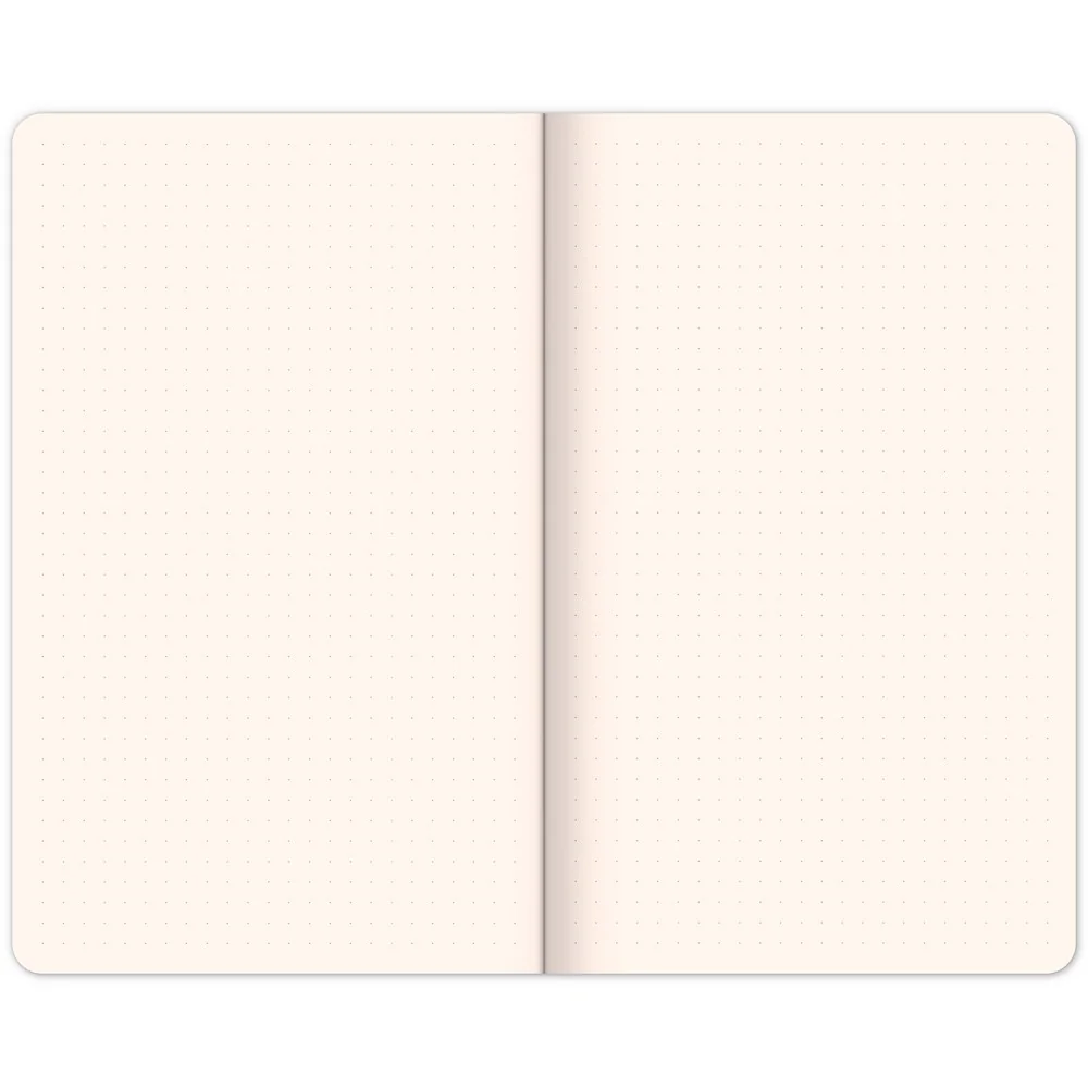 Zápisník Notes žltý, bodkovaný Formát A5, 80 listov