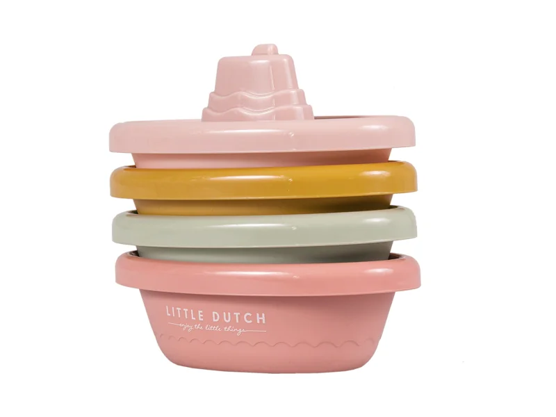 LITTLE DUTCH Loďky do vody Pink 1×1 ks