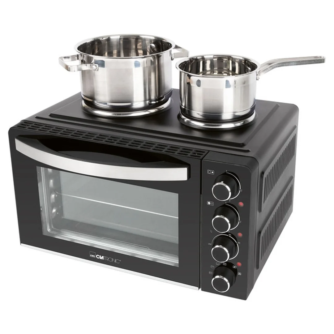 Clatronic KK 3786 minikuchynka 28 l, minirúra s dvojplatničkou 