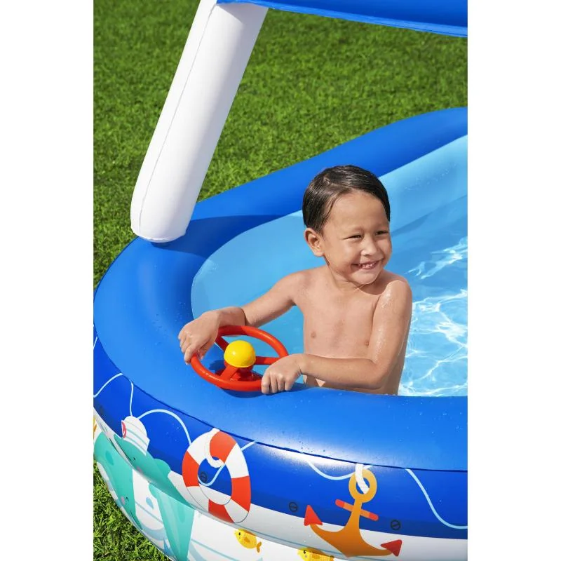 Bestway 54370 rodinný bazén Sea Captain 213x155x132cm 