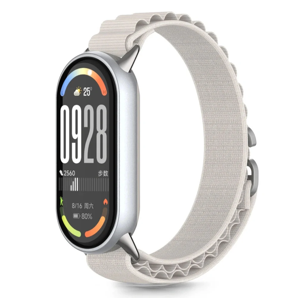 Tech-Protect Nylon Pro remienok na Xiaomi Smart Band 8 / 9 / 10, starlight ight
