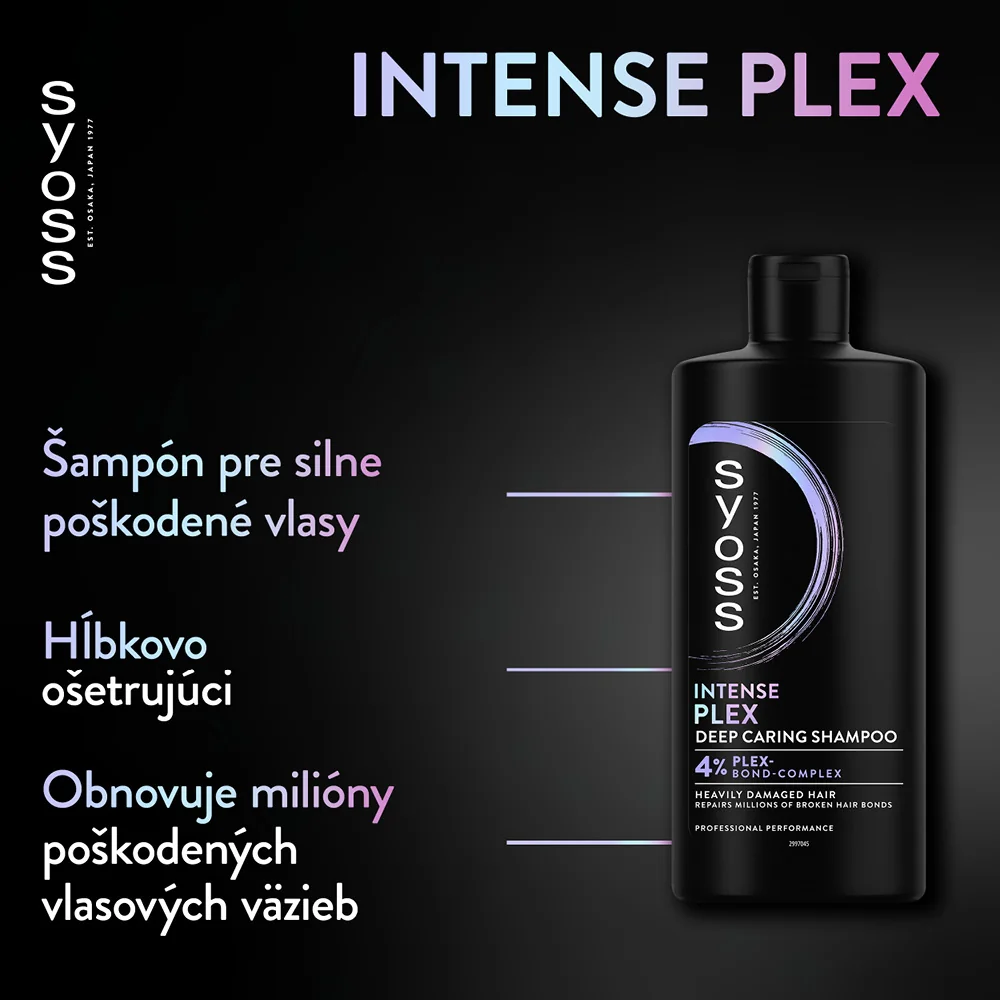 Syoss šampón Intense Plex 1×440 ml, šampón
