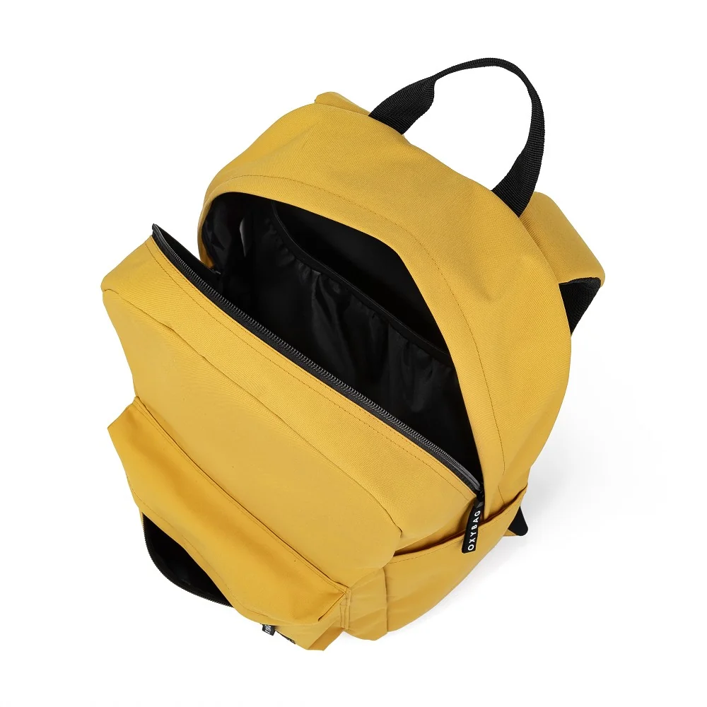 Študentský batoh OXY RUNNER žltý Ergonomický batoh