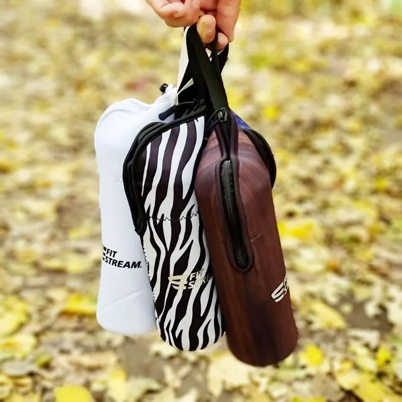 FitStream neoprénový obal Zebra 1×1 ks, neoprénový obal na fľašu