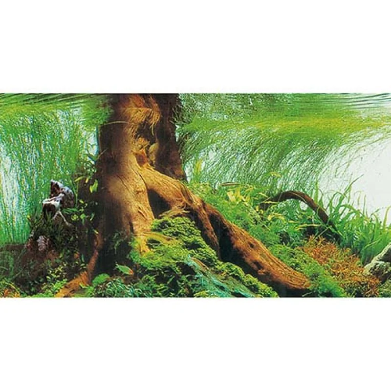 HOBBY Pozadie do akvária samolepiace, predrezané 120x50cm Perlová rieka - Hlboká delta