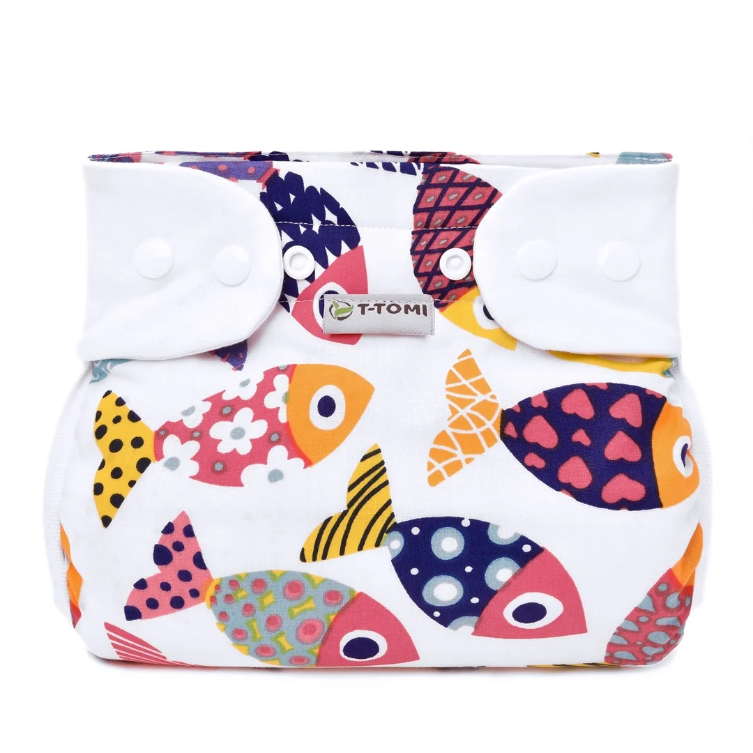 T-TOMI Ortopedické abdukčné nohavičky PLUS - patentky Fun fish (5-9kg)