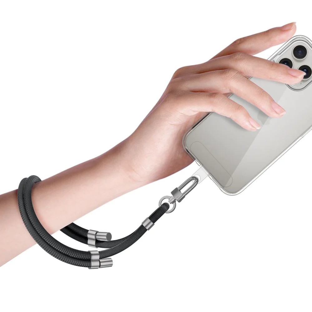Tech-Protect Wrist Strap šnúrka na mobil, sivá/strieborná