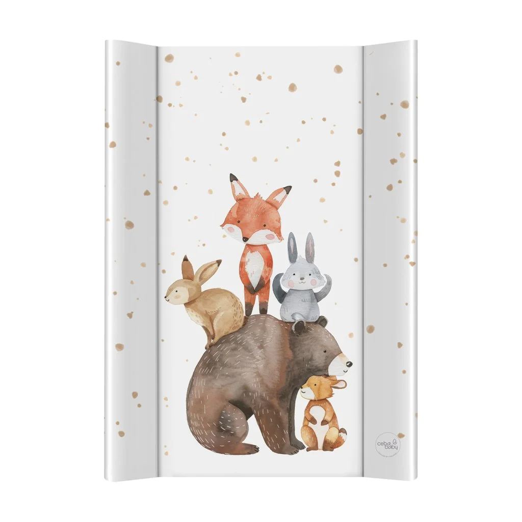 Podložka prebaľovacia 2-hranná mäkká (50x70) Basic Forest Friends