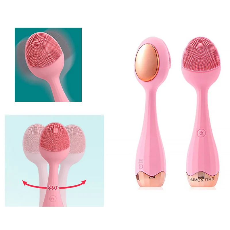 Sónická kefka na čistenie a masírovanie tváre FACIAL CLEANSING MASSAGER AE-619 PINK