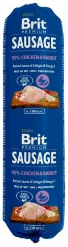 Brit Sausage Chicken 800g 1×800 g, saláma pre psy