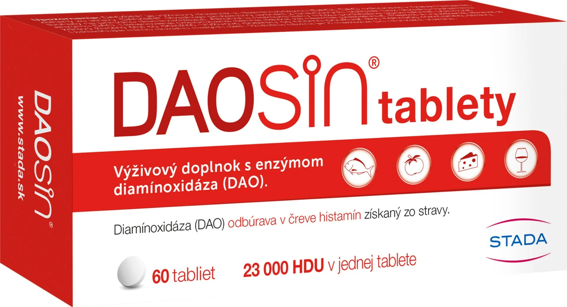 Daosin 1×60 tbl, výživový doplnok na trávenie