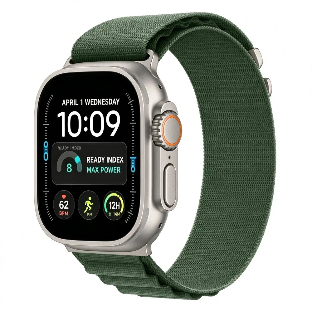 Tech-Protect Nylon Pro remienok na Apple Watch 44/45/46/49mm, military green