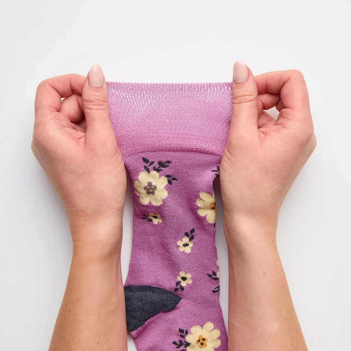 Dámske módne 3 páry Gentle Grip Bambus ponožky BOTANICAL BLOOM Veľkosť ponožiek 37-42