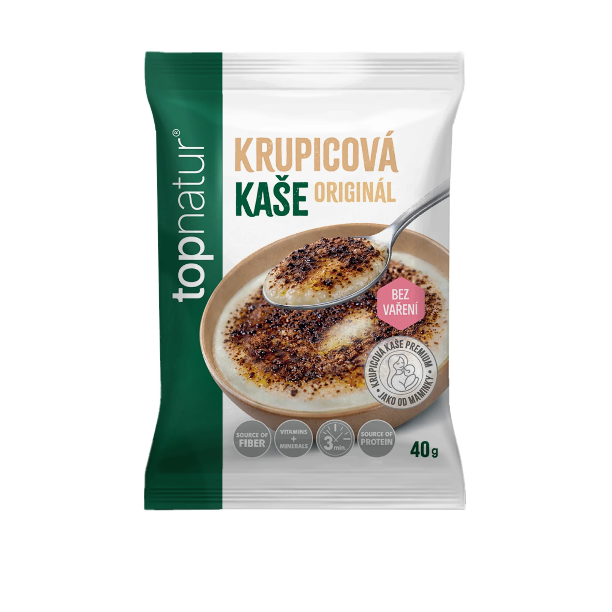 TOPNATUR Krupicová kaša Originál 40 g