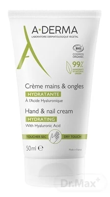 A-DERMA KRÉM na ruky a nechty HYDRATAČNÝ 1×50ml, krém na ruky a nechty