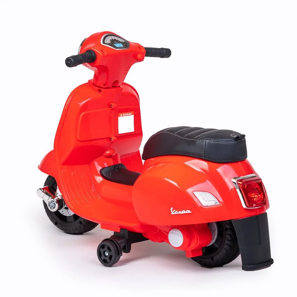 Detská elektrická motorka Baby Mix Vespa červená 