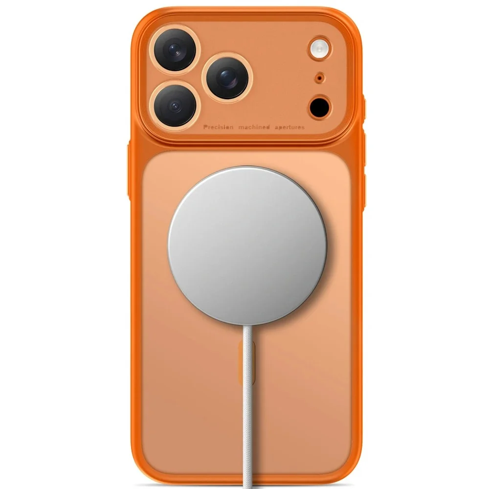 Tech-Protect MagPrime MagSafe CC kryt na iPhone 17 Pro Max / 18 Pro Max, oranžový