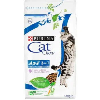 Purina Cat Chow Feline 3in1  1×1,5 kg, granule pre mačky