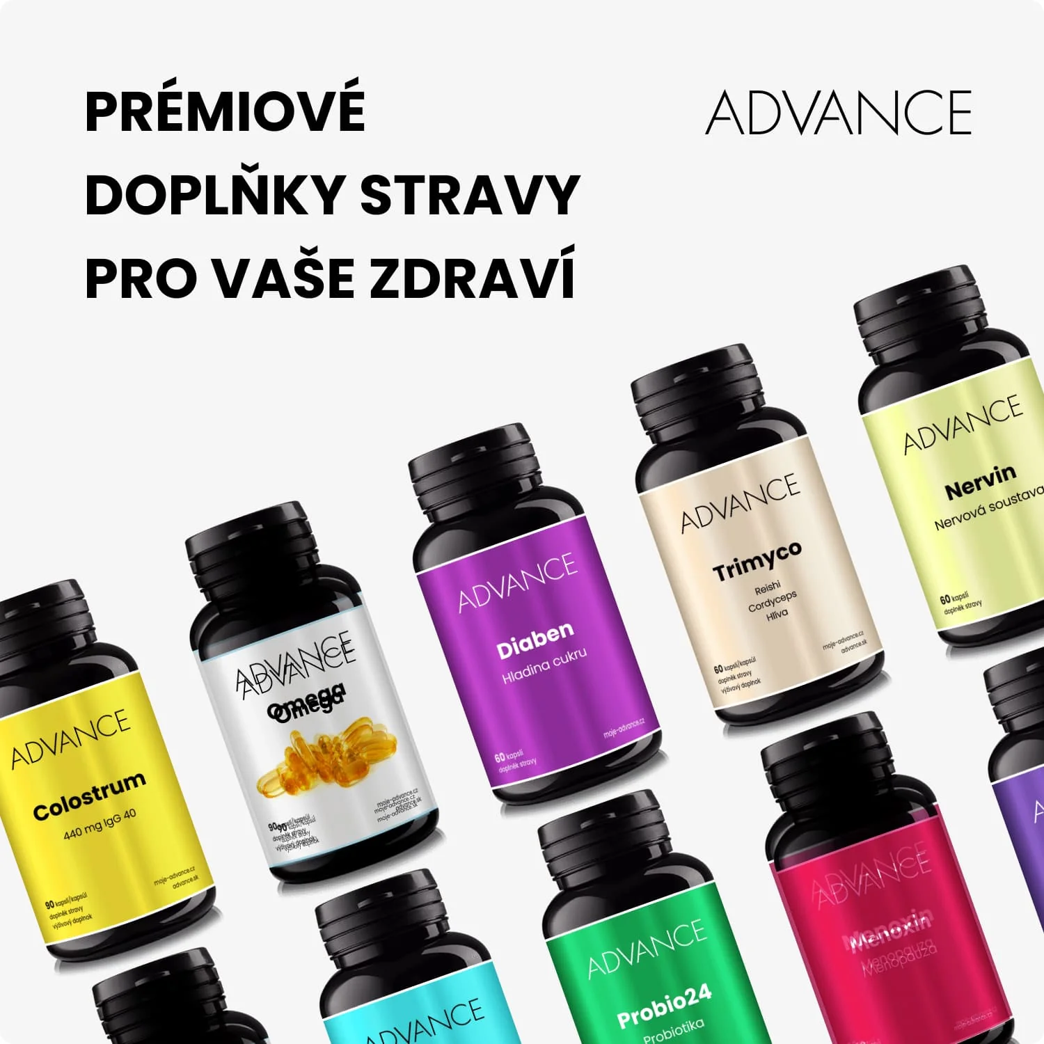 ADVANCE Multi40 pre mužov 90 kapsúl - multivitamín 1×90 cps, výživový doplnok